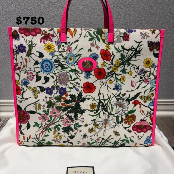Gucci flora tote - Picture 1 of 2